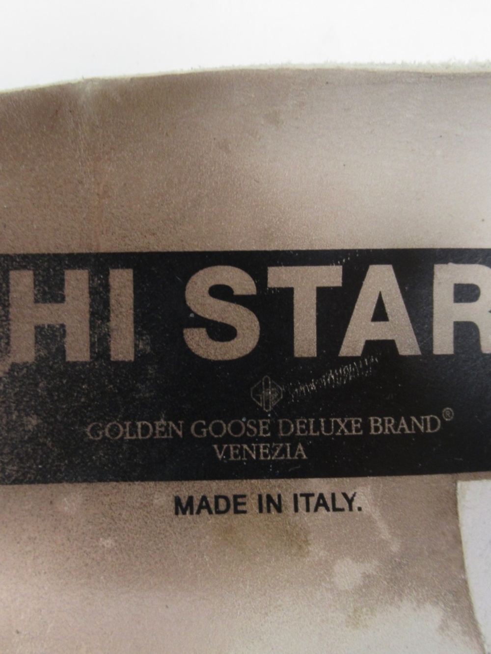 Golden Goose Women's Hi Star Black Leather Silver Star Silver Heel Tab Size 5 US - Picture 11 of 12